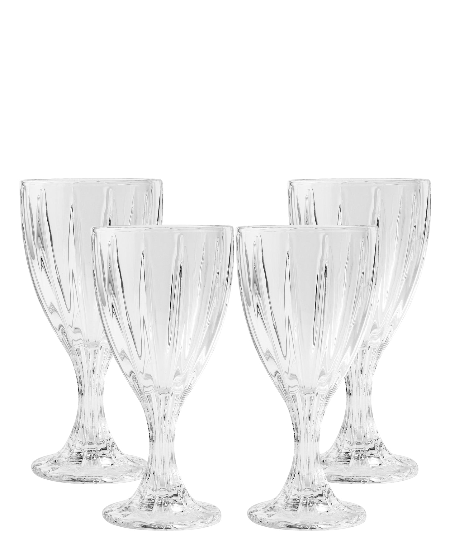 Jenna Clifford 4 Piece 295ml Goblet Set - Clear