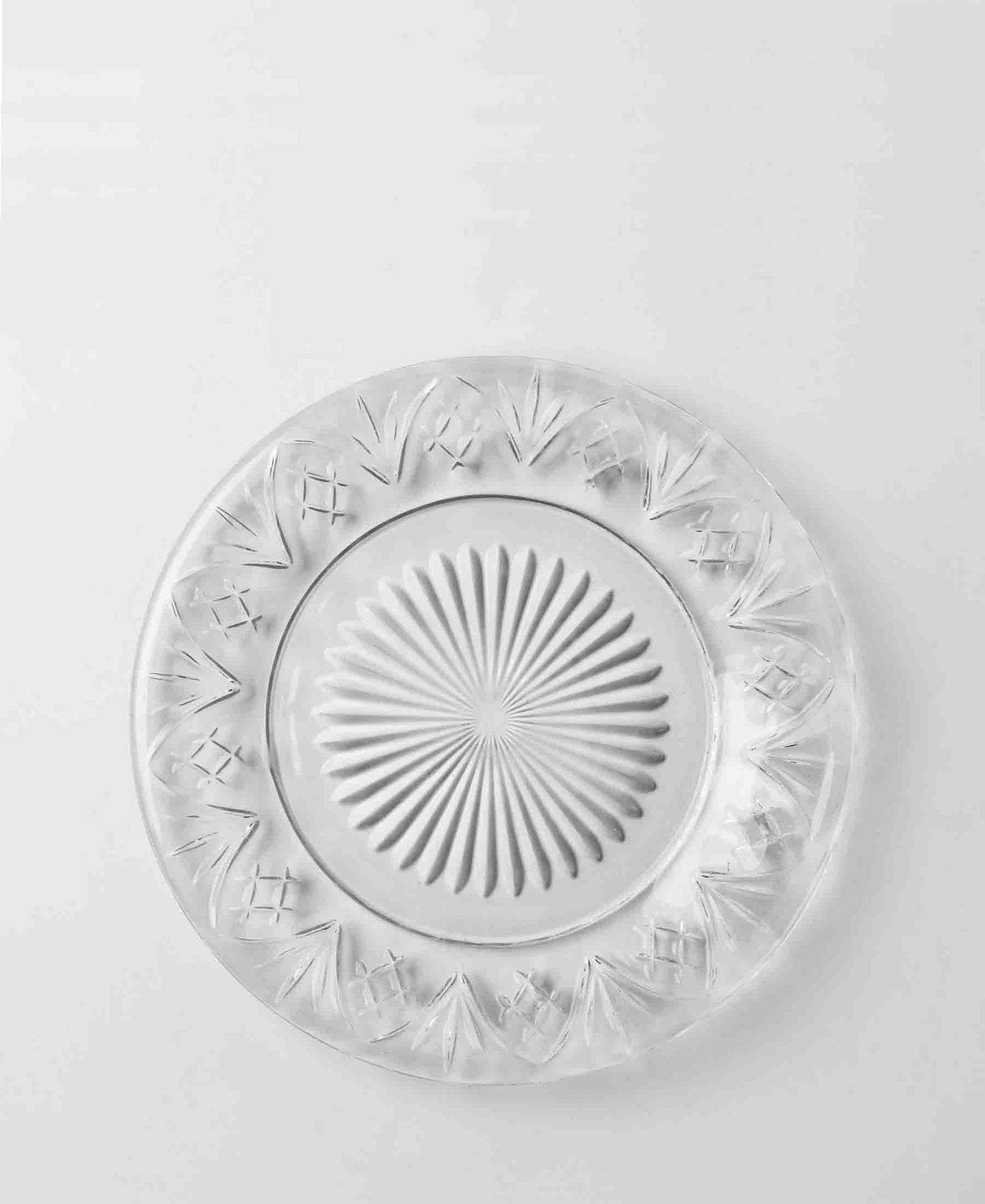 Jenna Clifford 4 Piece Paris Salad Plate Set - Clear