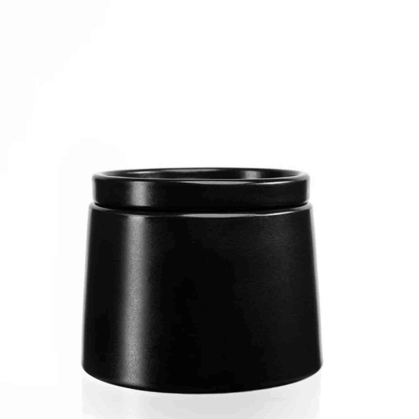 Jenna Clifford Flat Stackable Sugar Pot - Black
