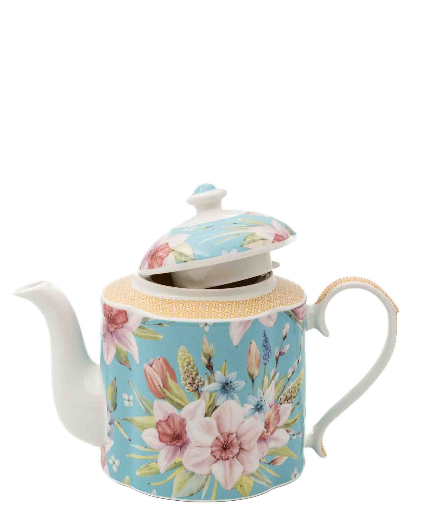 Jenna Clifford Jenna's Garden Tea Pot - Blue