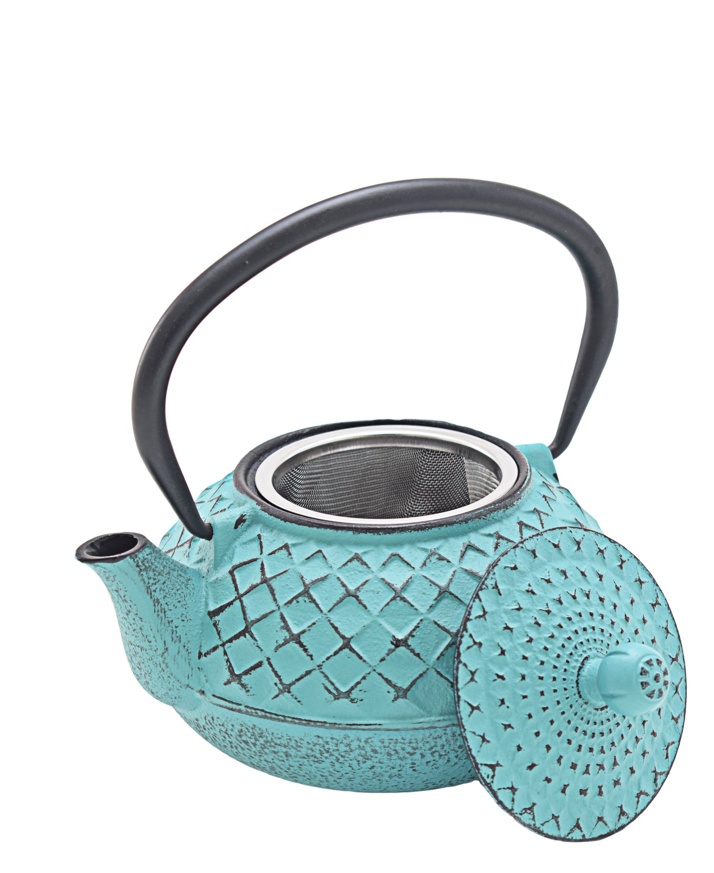 Kitchen Life Qian Cast Iron Tea Pot 900ml - Blue