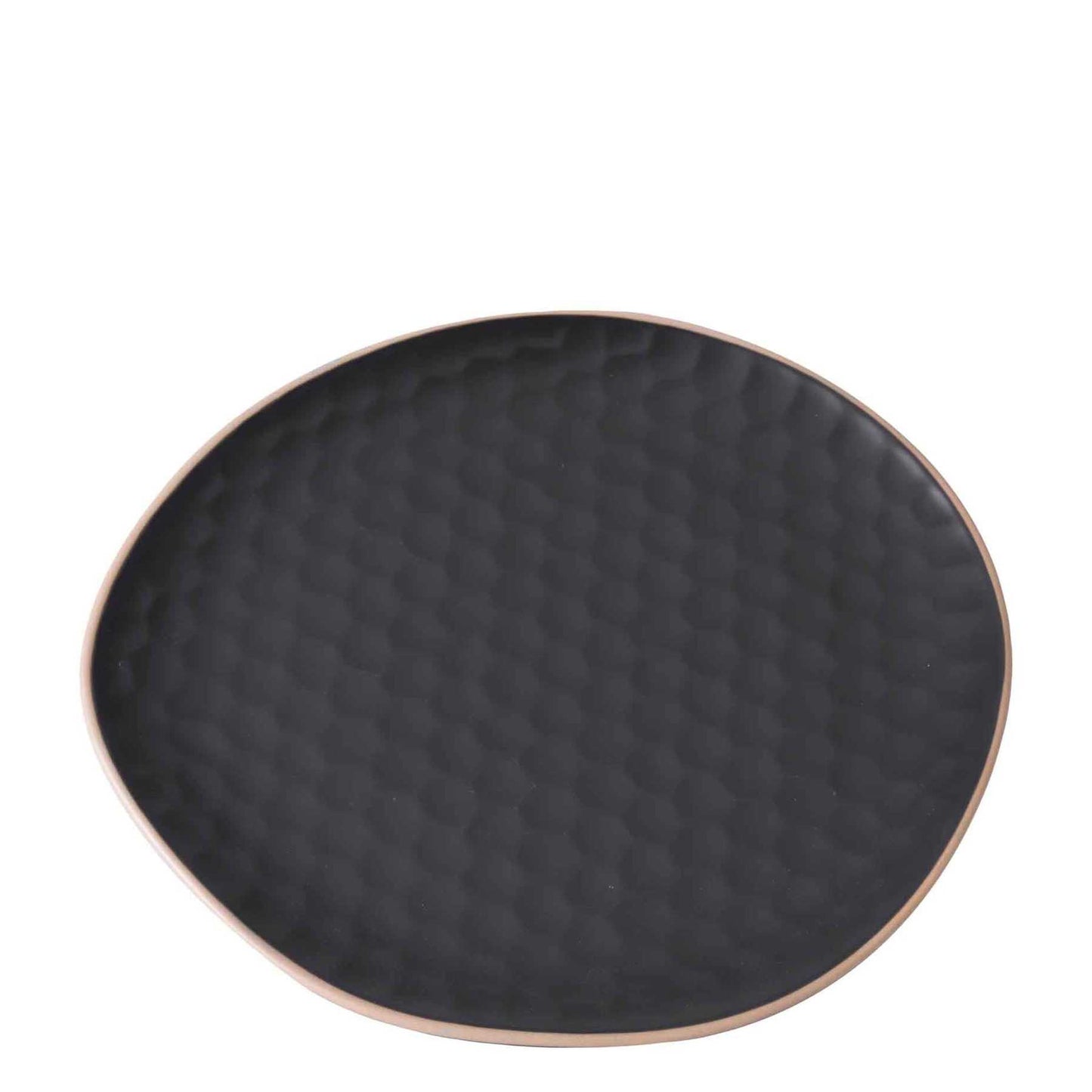 Kitchen Life Stoneware 27CM Serving Plate - Black