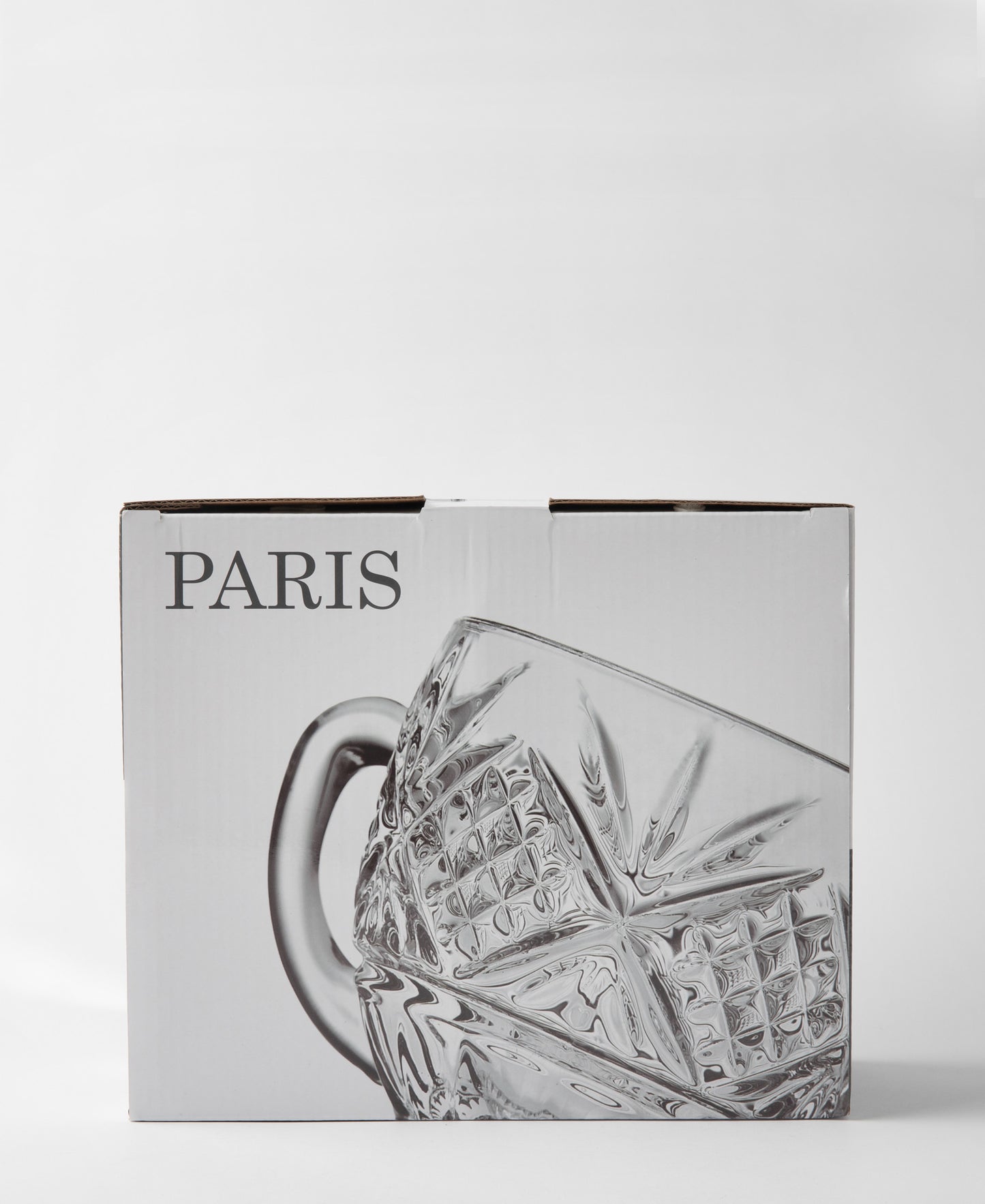 Paris Collection Coffee Mug 4 Piece - Transparent