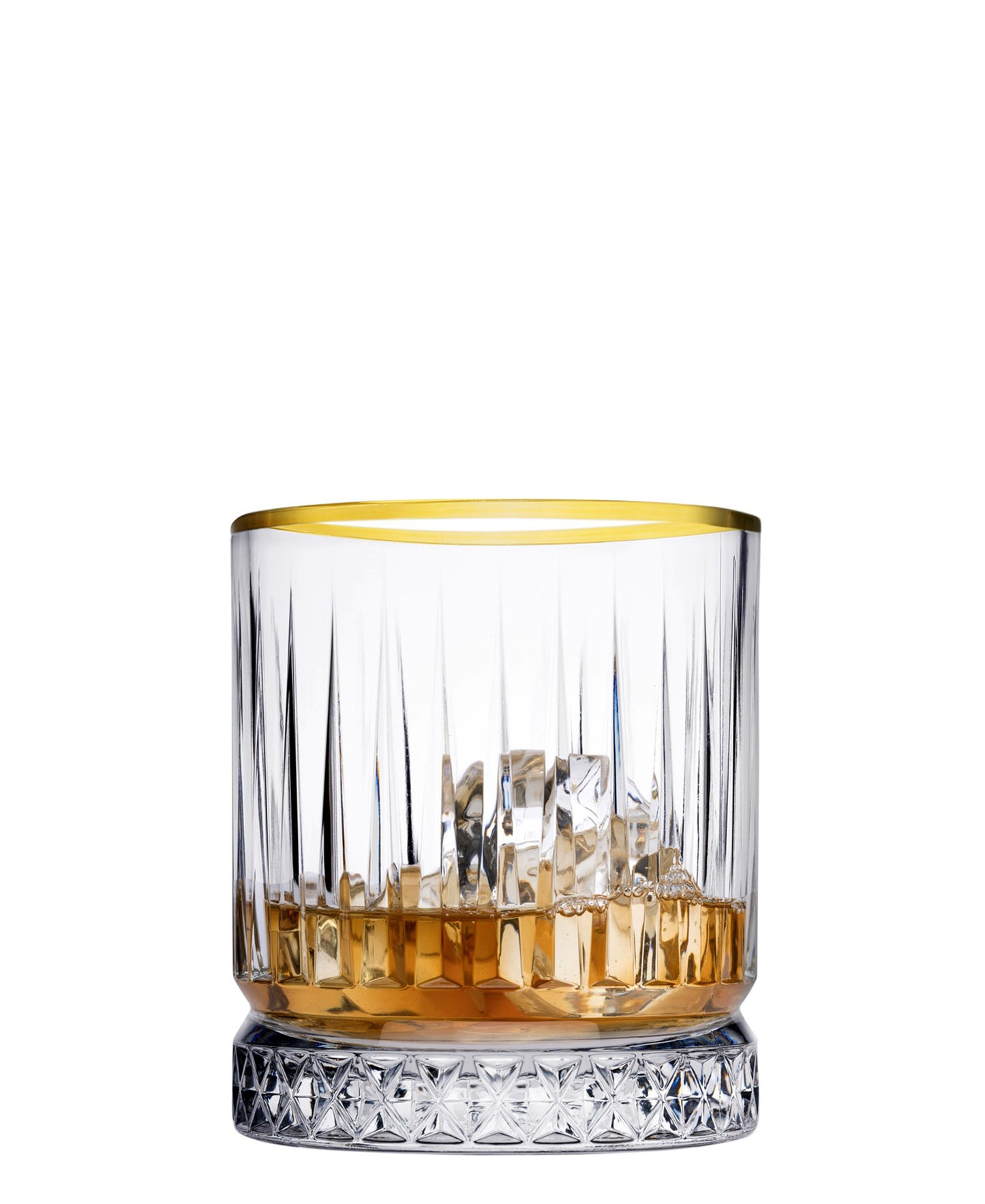 Pasabahce Elysia Gold Rim 4 Piece - Clear With Gold Rim