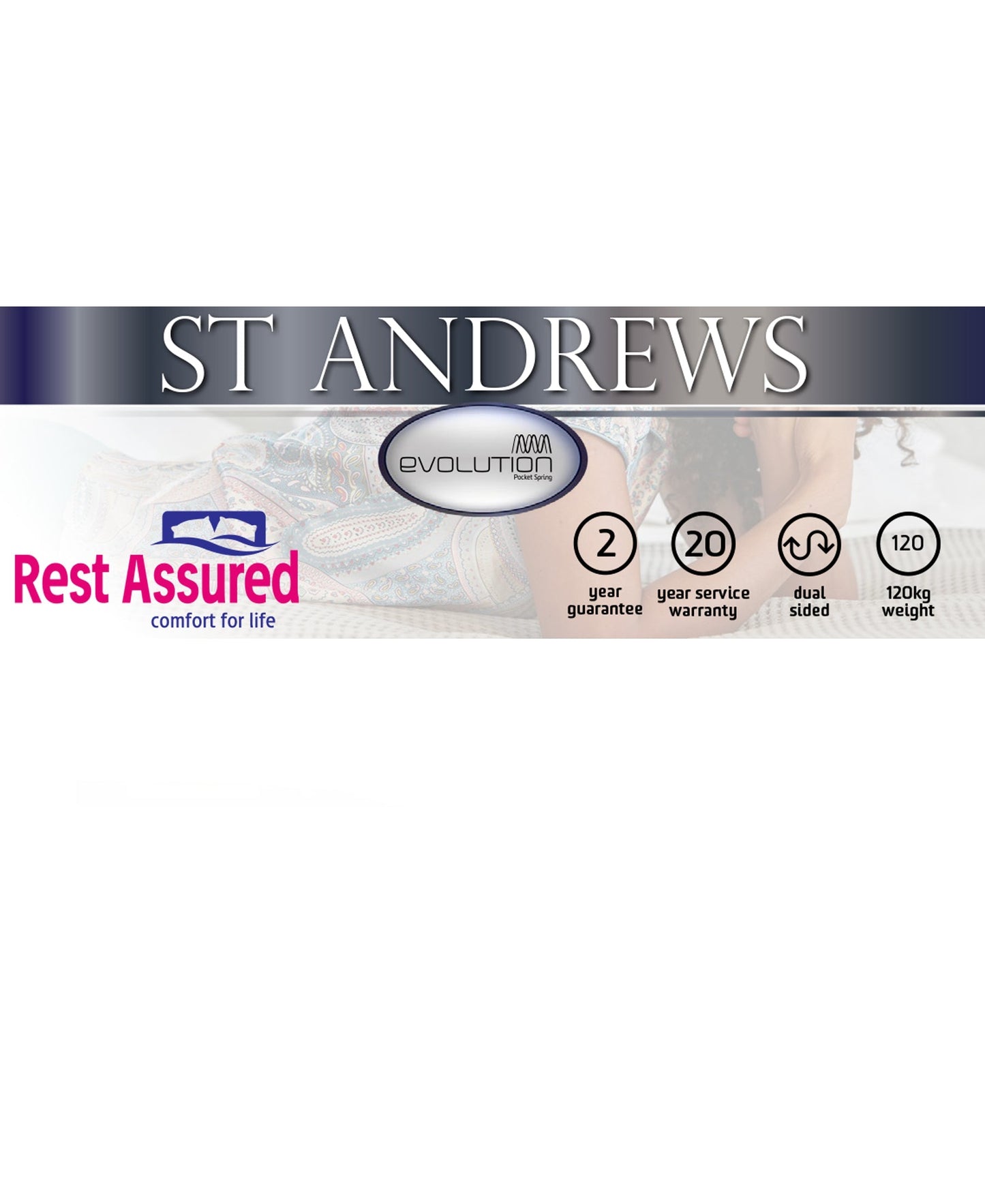 Rest Assured St Andrews Bed Double