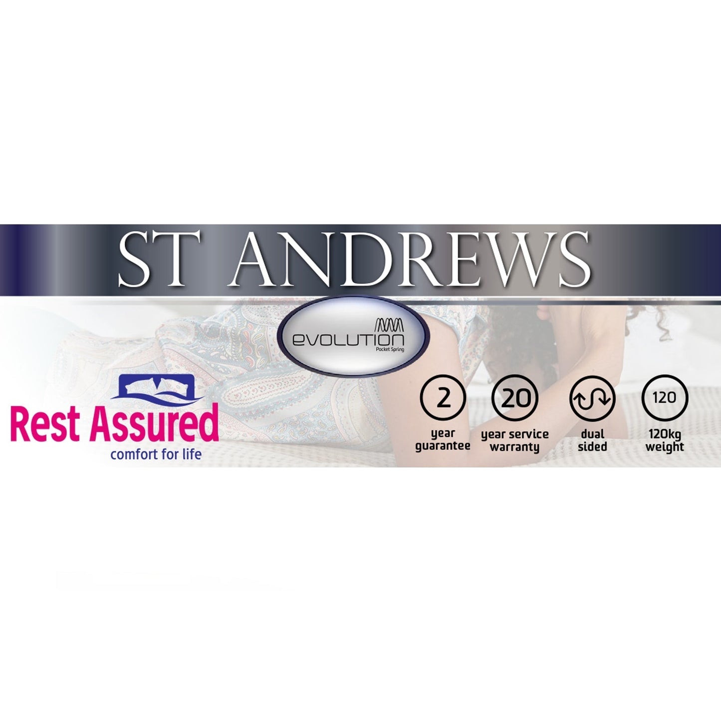 Rest Assured St Andrews Bed Queen