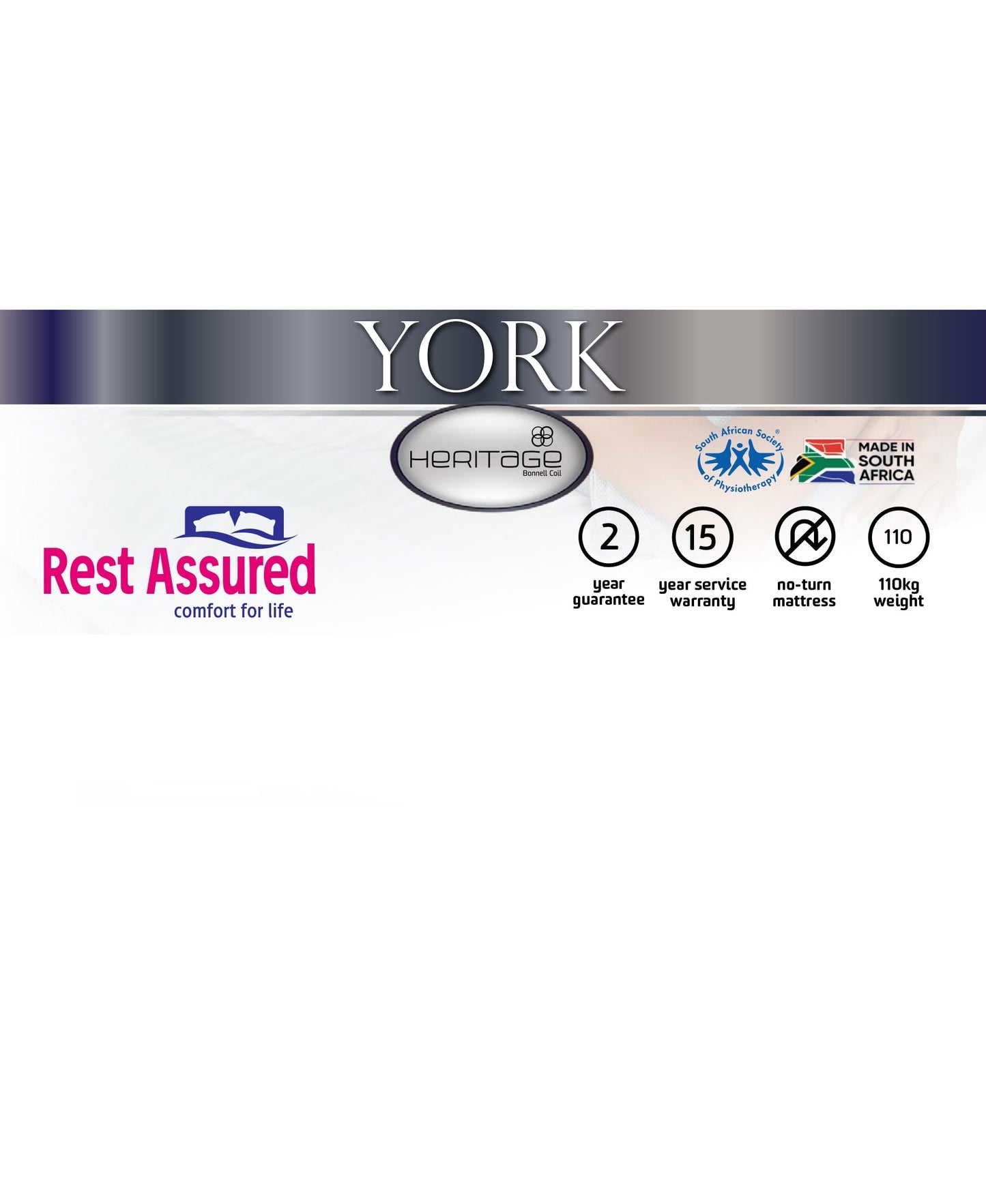 Rest Assured York Bed Double