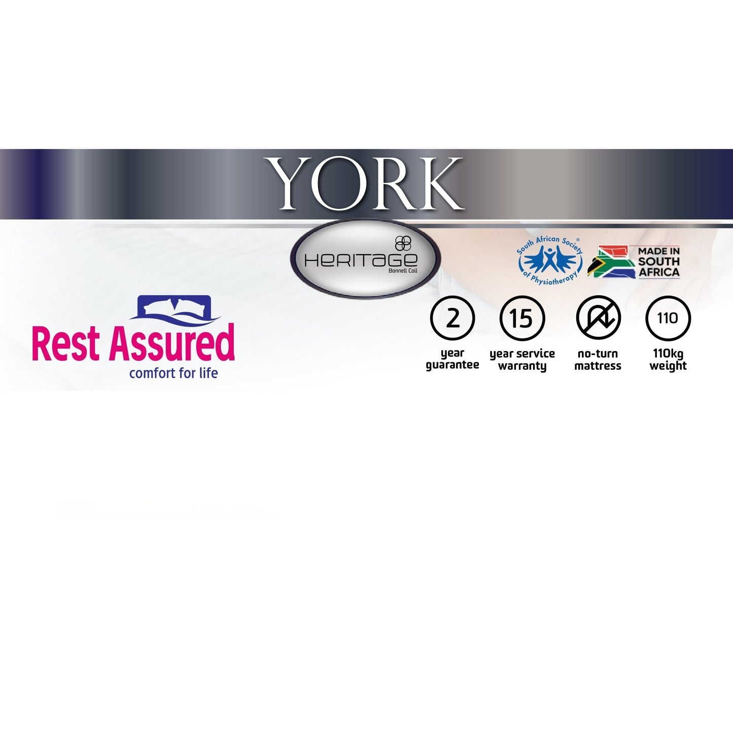 Rest Assured York Bed Double