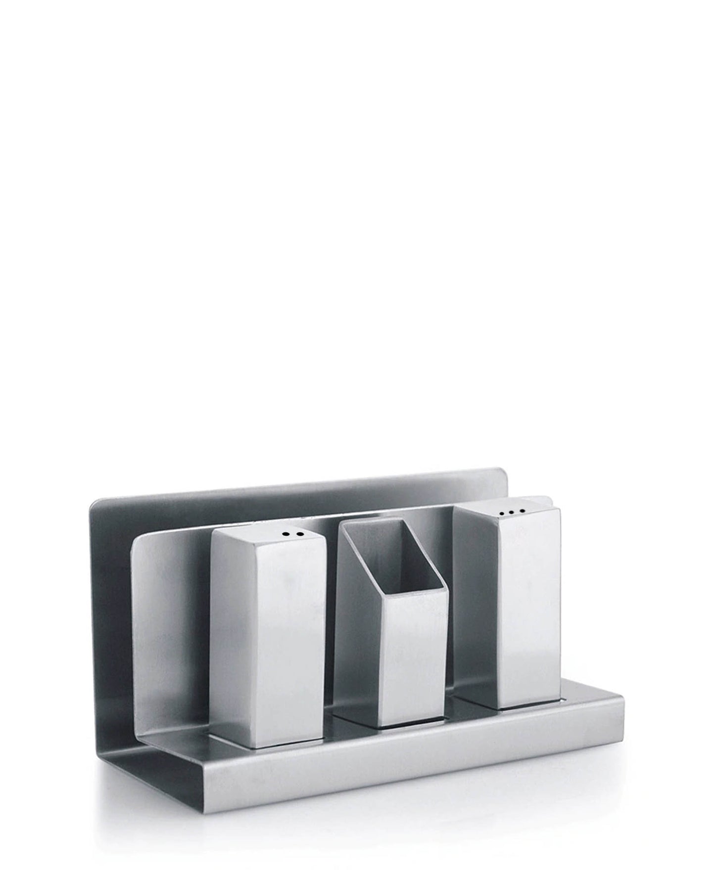 Kitchen Life 3 Piece Holder - Silver