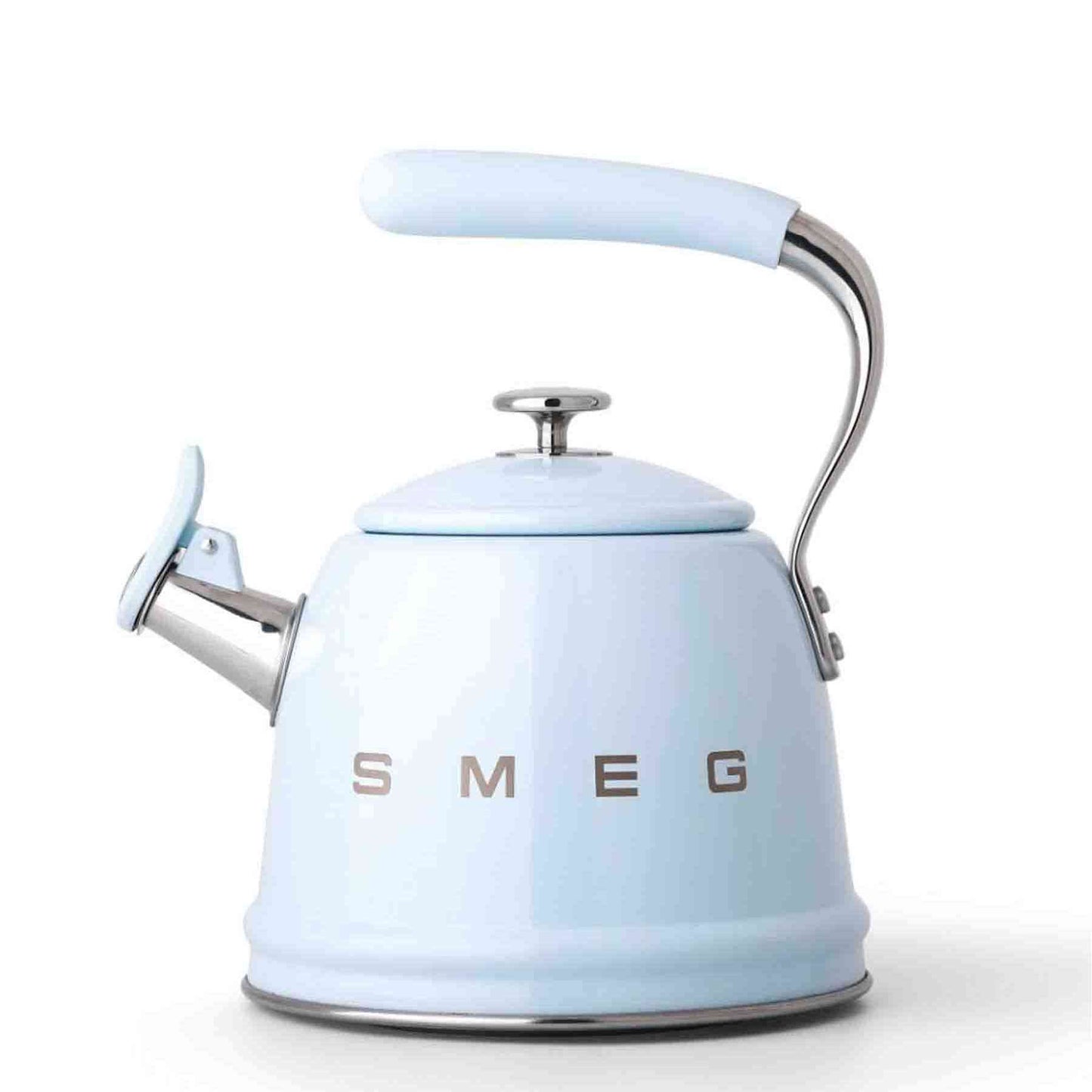 Smeg Whistling Stovetop Kettle - Pastel Blue