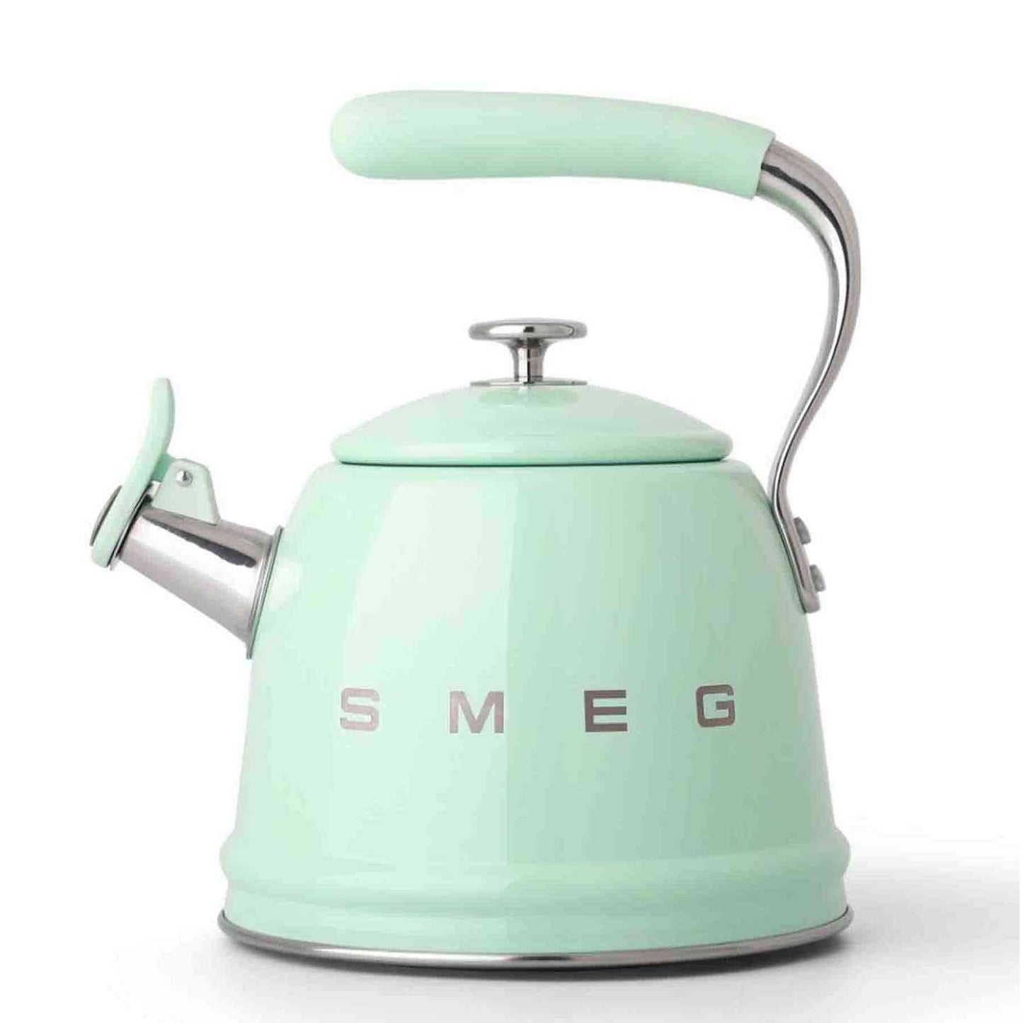 Smeg Whistling Stovetop Kettle - Pastel Green