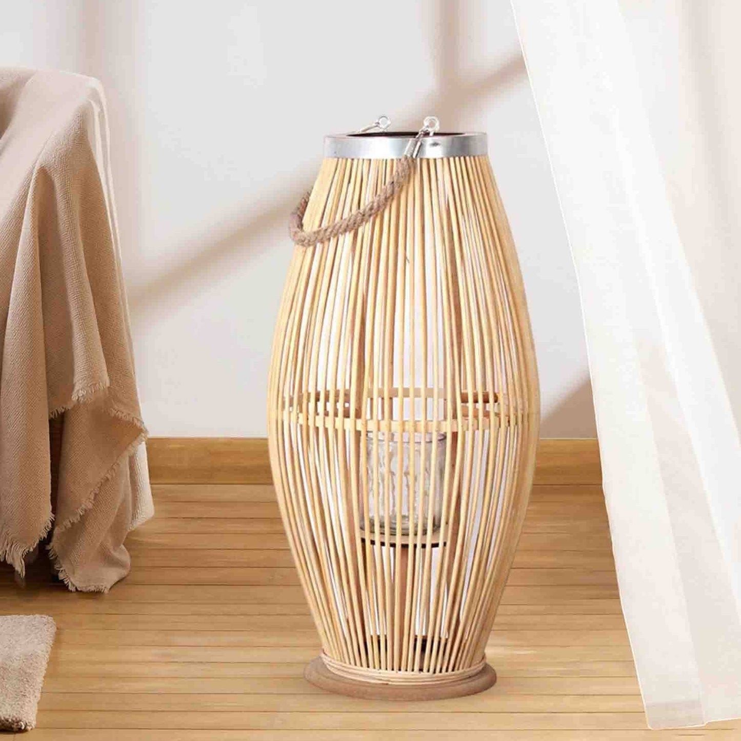 Urban Decor Bamboo Lantern - Natural