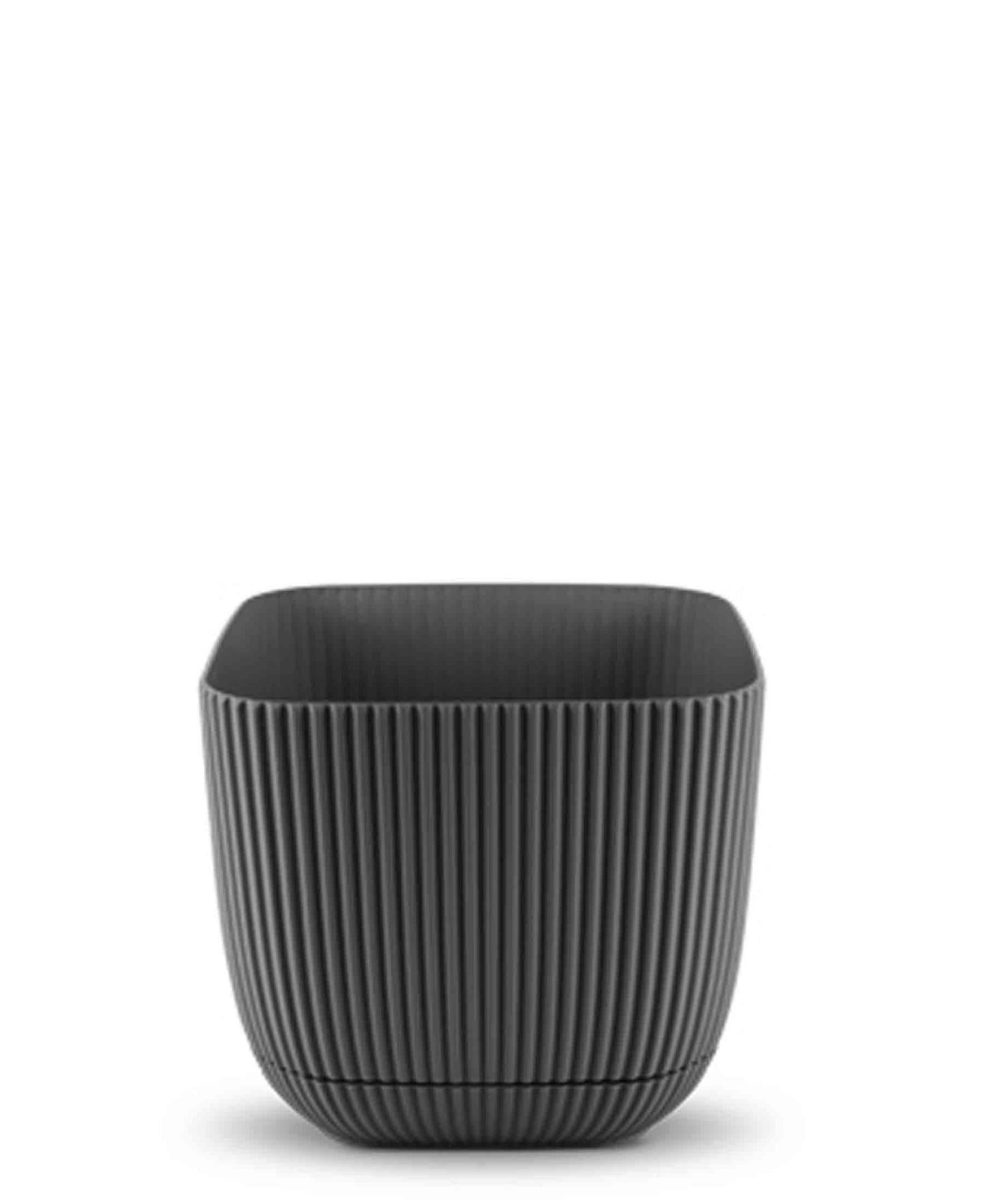 Urban Decor Square Coral Pot Plant 0.27Lt - Grey