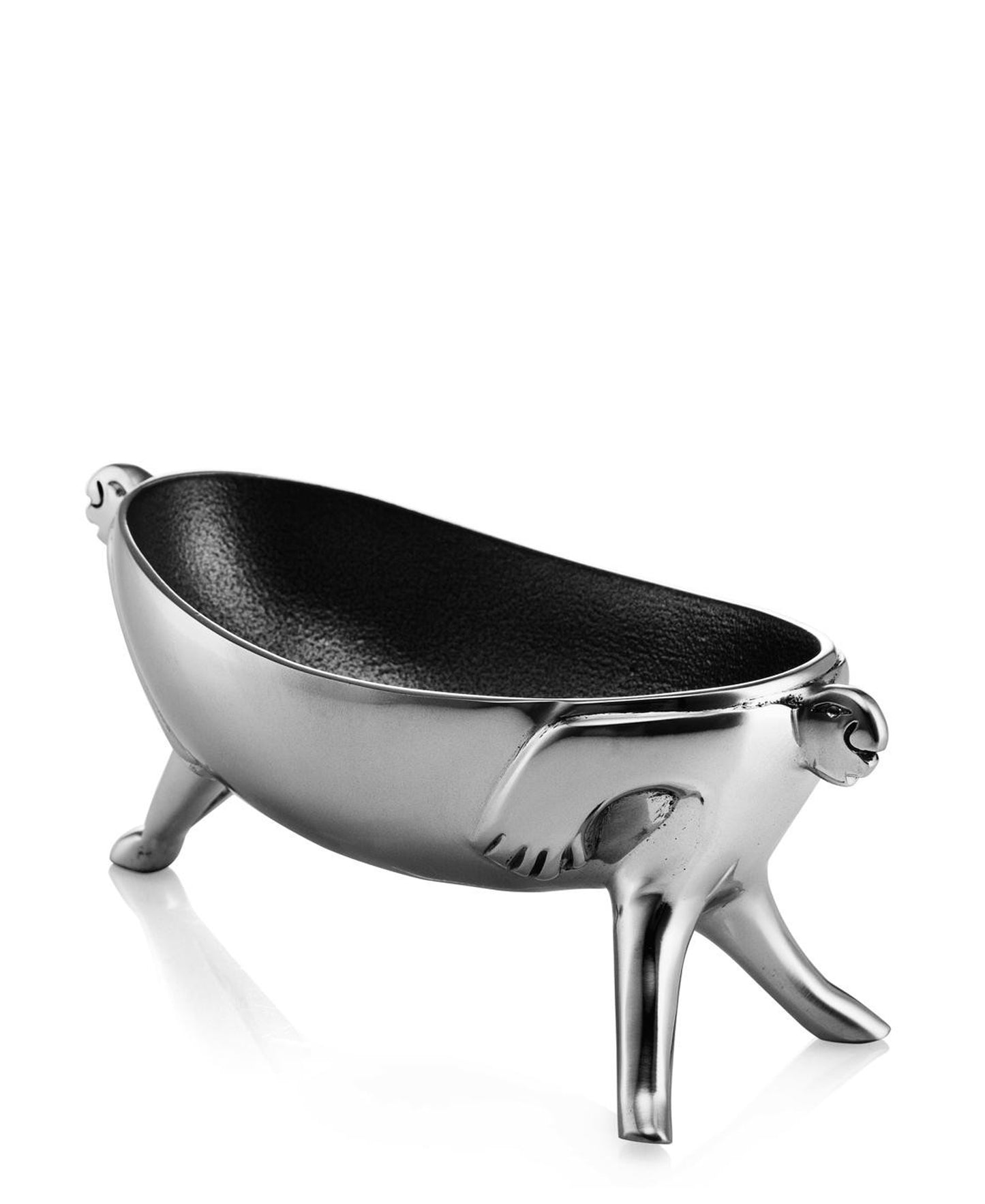 Carrol Boyes Oval Load Nut Bowl - Silver