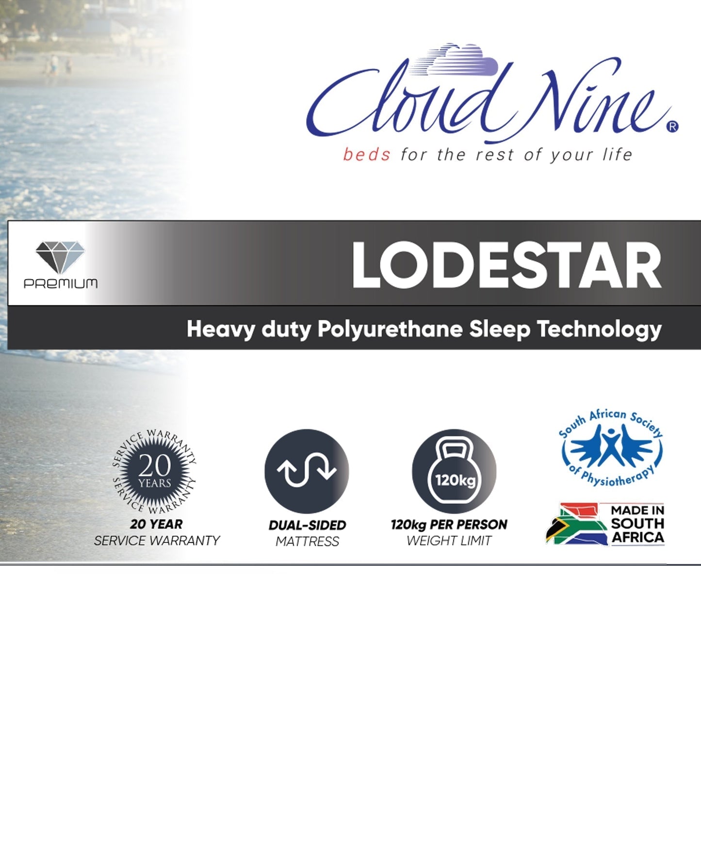 Cloud Nine Lodestar Bed Double