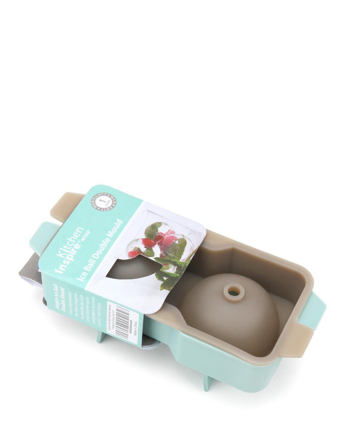 Kitchen Inspire Double Ice Ball Mould - Grey