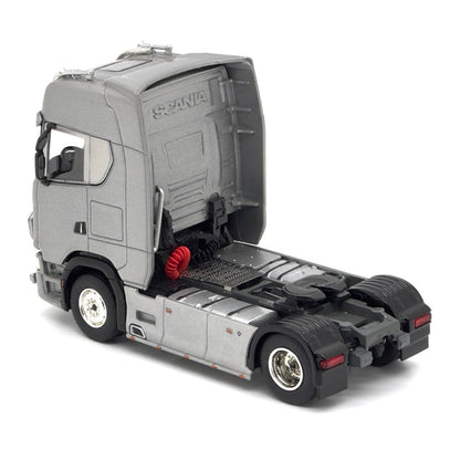 1:64 Alloy Scania Truck with Container Dark Blue
