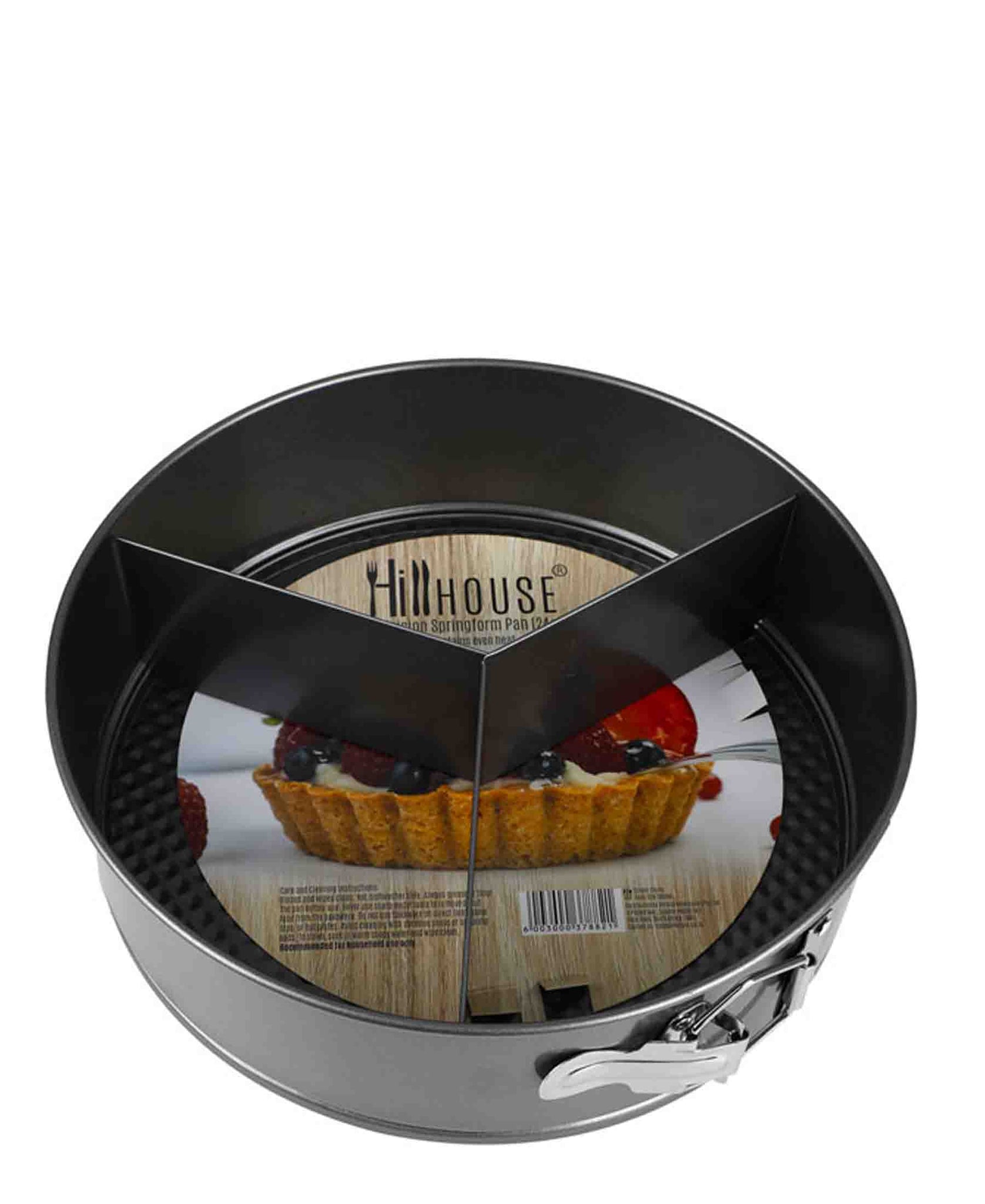 Hillhouse Bakeware Non-Stick 3 Division Springform - Black