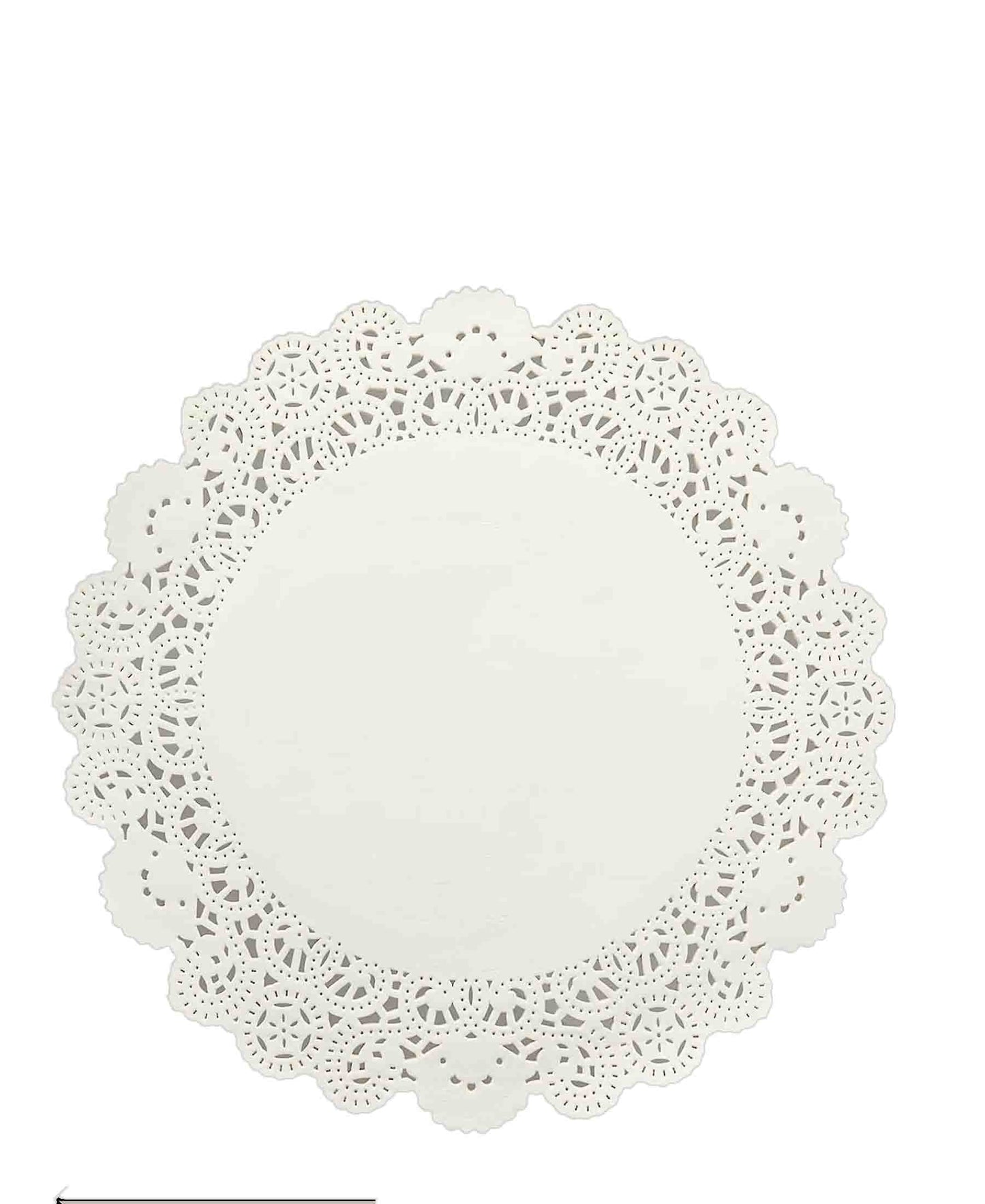 Hillhouse 18 Piece Round Paper Doilie Pack - White