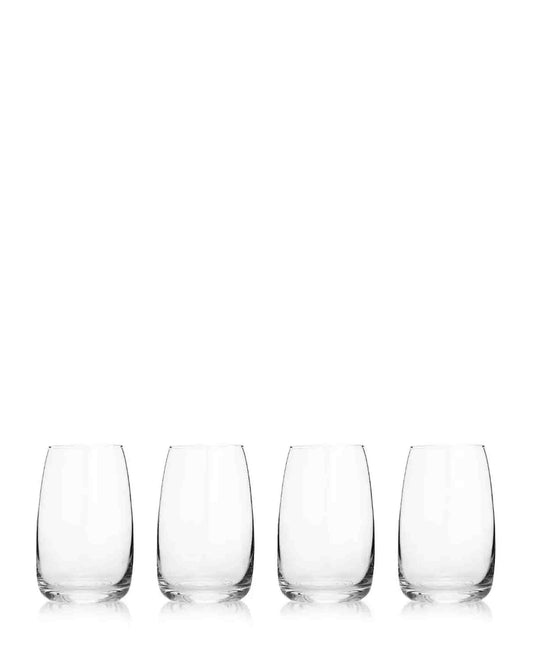 Carrol Boyes 4 Piece Ripple Hiball Glass Set - Clear