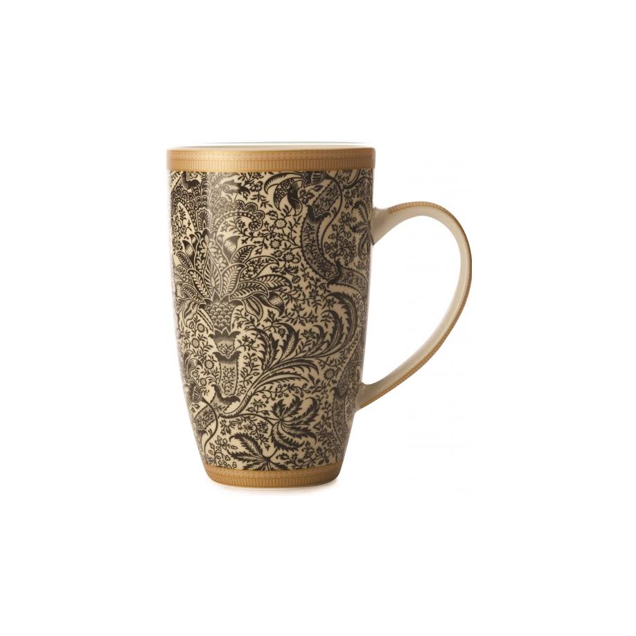 Maxwell Williams 420ml William Morris Seaweed Coupe Mug Beige