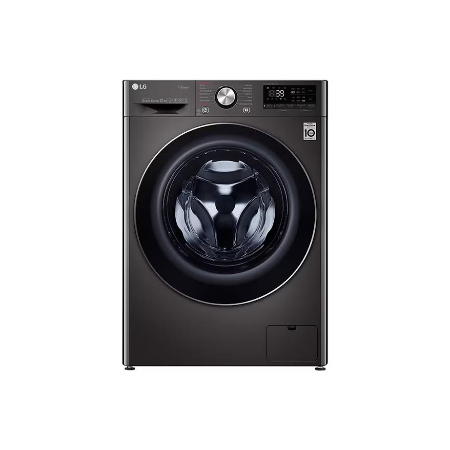 LG 12kg Front Loader Washing Machine Black