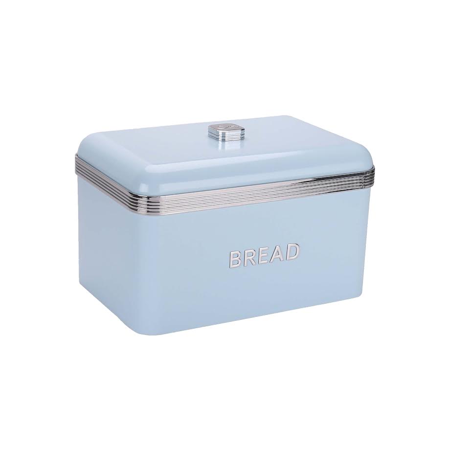 CH Retro Deluxe Breadbin & 3pcs Canister Blue