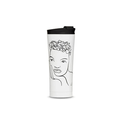 Carrol Boyes 400ml Knowing Travel Mug White