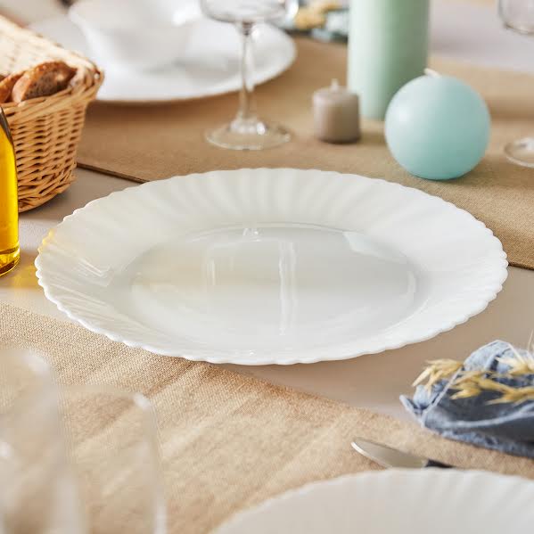 Luminarc Feston 46 Piece Dinner Set White