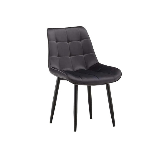 Exotic Designs Velvet Dining Chair Grey