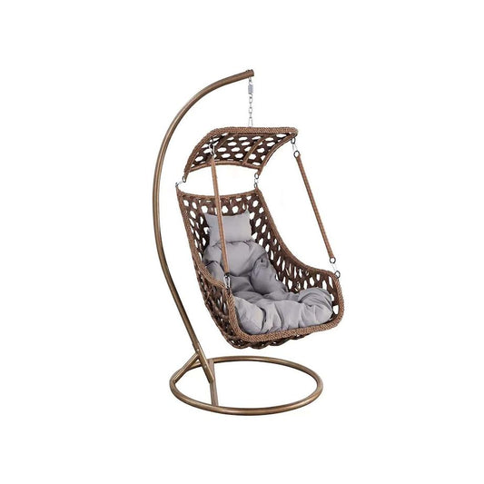Exotic Designs Swing Chair Brown