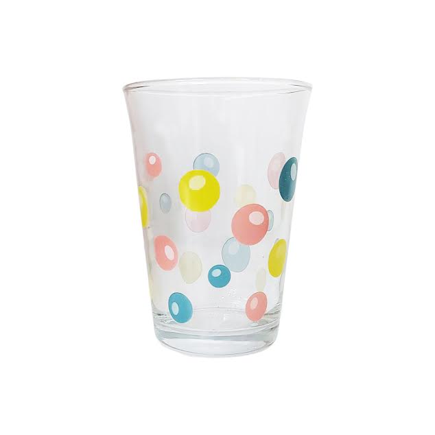 Kitchen Life Bubble Glass Tumbler Clear