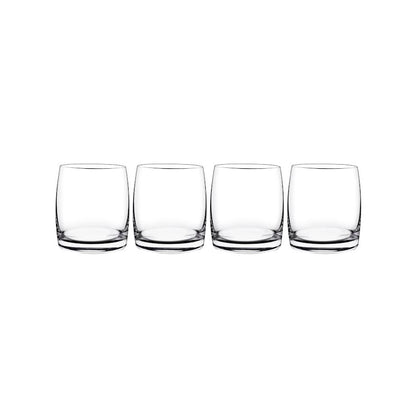 Consol 4 Piece 290ml Signature Vienna Short Tumbler Set Clear