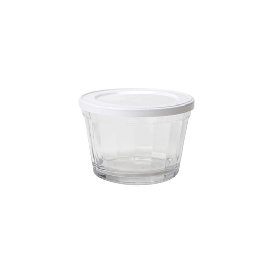American 350ml Cup Bowl With Plastic Lid White