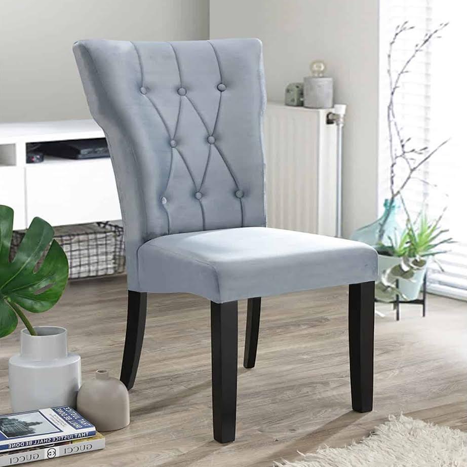 Exotic Designs Shanice Occasional Dining Chair Grey