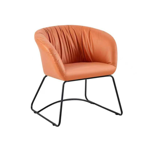 Exotic Designs Occasional Contemporary Chair Orange