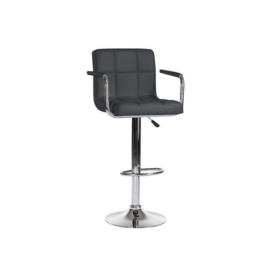Exotic Designs Barstool with Arm Rest Grey