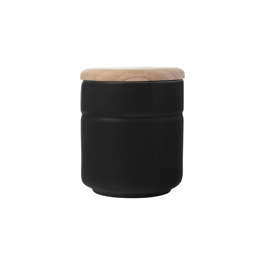 Maxwell & Williams 600ml Tint Storage Jar with Lid Black