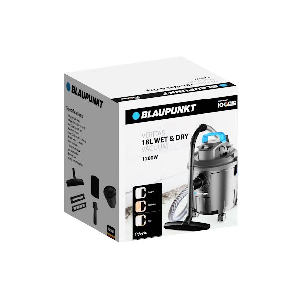 Blaupunkt Veritas 18L Wet & Dry Vacuum Black