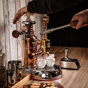 Smeg Manual Espresso Machine La Pavoni Chromed Brass