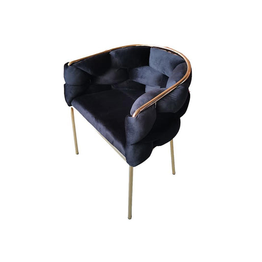Exotic Designs Abstract Occasional Chair Black