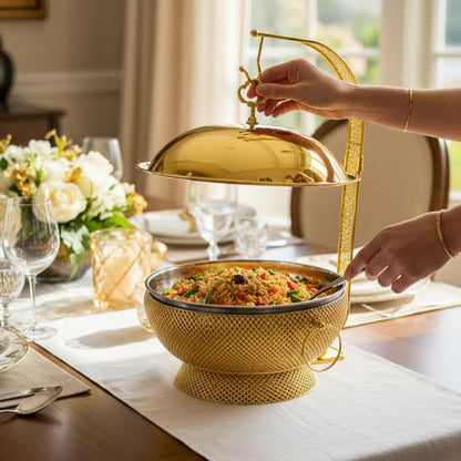 8Lt Chafing Dish Gold