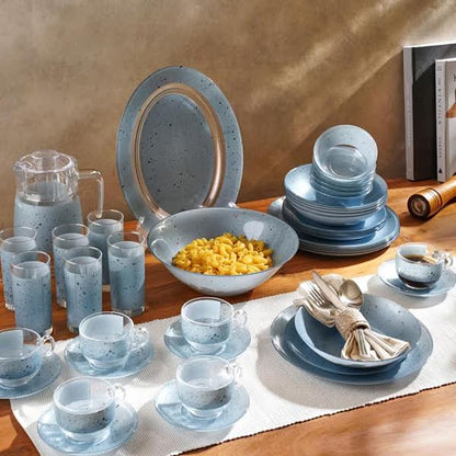 Luminarc Simply Ingmar 46 Piece Dinner Set Blue
