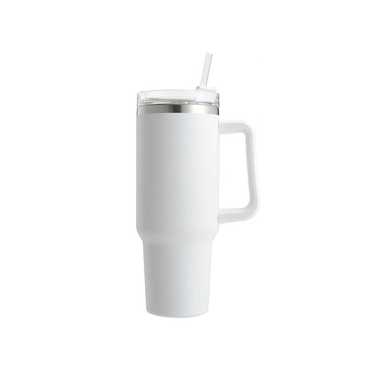 Kitchen Life 1.2Lt Flask With Straw White