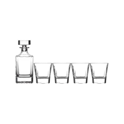 Maxwell & Williams 5 Piece Diamante Whisky Glass Set Clear