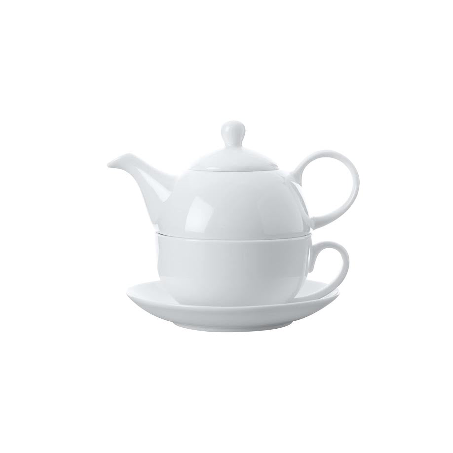 Maxwell & Williams 425ml White Basics Tea For One – The Culinarium
