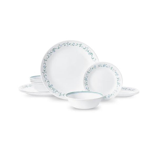 Corelle Country Cottage 12 Piece Dinner Set White