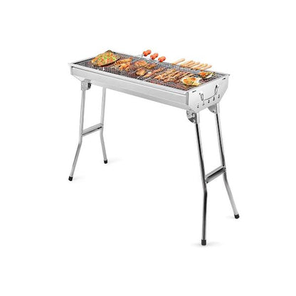 CH Outdoor Folding Grill Silver