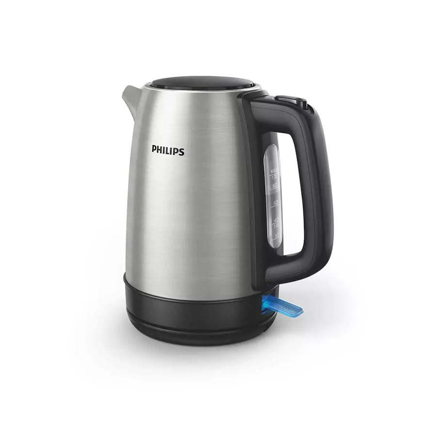 Philips 1.7Lt Daily Collection Kettle with Spring Lid Silver