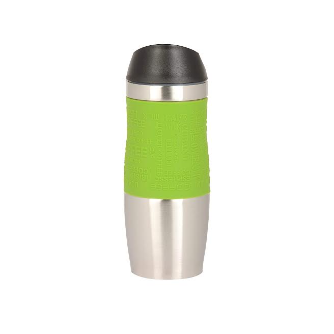 Kitchen Life 400ml Vacuum Travel Mug Green